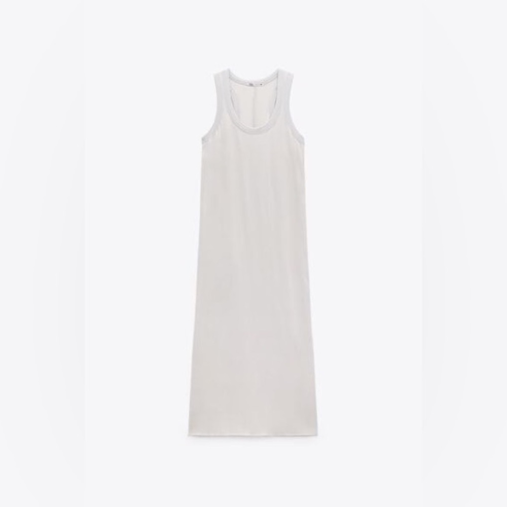 Zara Washed Effect Long Dress
